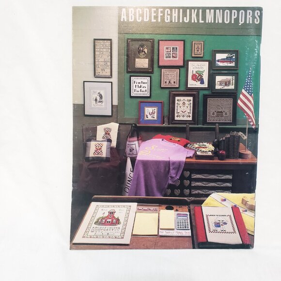 Just Cross Stitch Magazine Sept/Oct 1986 Clown Alphabet Samplers Bridge Cabin - Picture 2 of 8